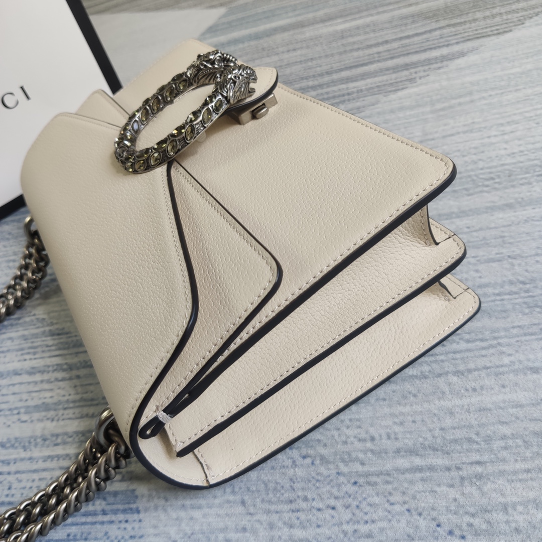 Gucci Dionysus Small Shoulder Bag 400249 White